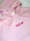 Sorry For What My Face Said Embroidered Ultra Soft Hoodie