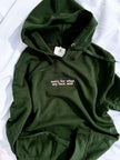 Sorry For What My Face Said Embroidered Ultra Soft Hoodie