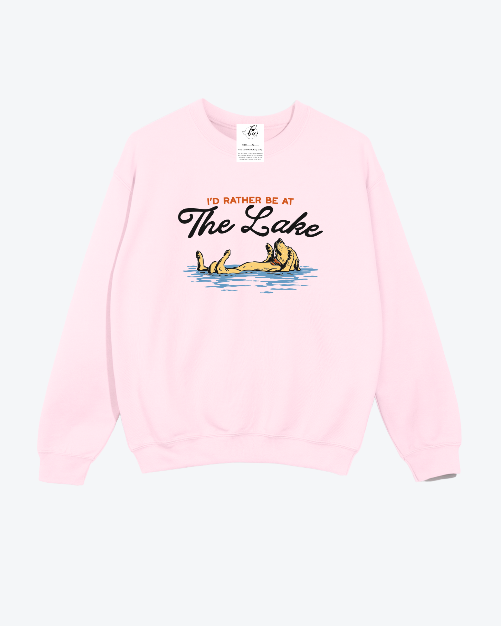 I'd Rather be at the Lake {Dog} Cozy Crew Neck Sweater