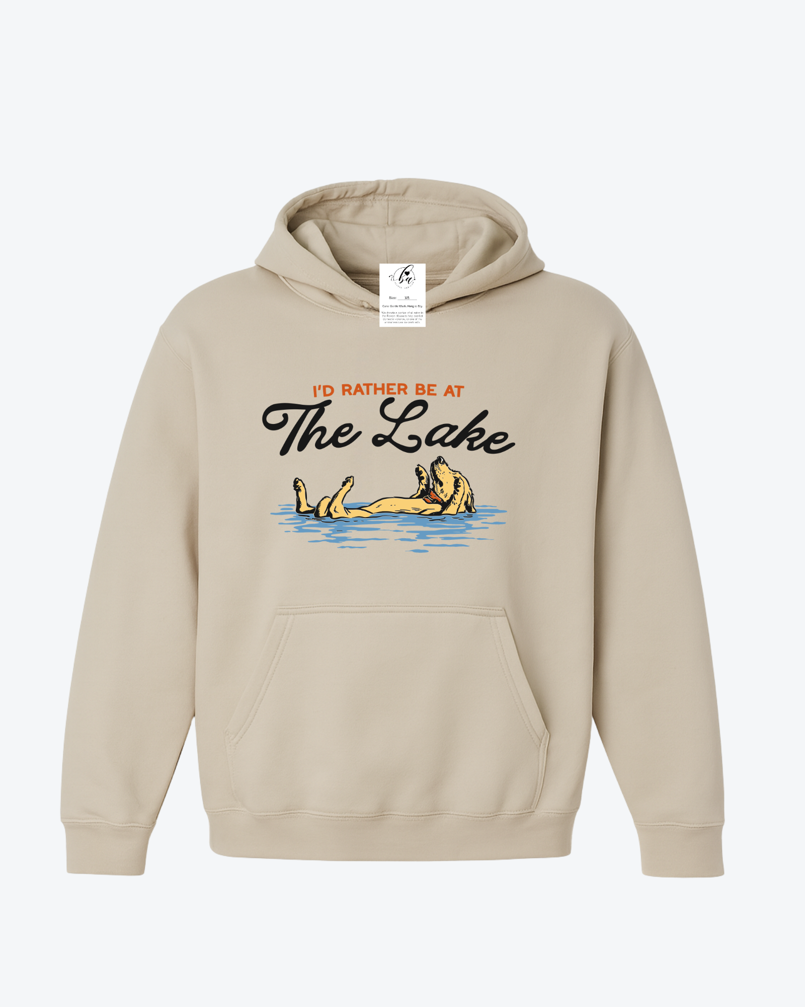 I'd Rather be at the Lake {Dog} Cozy Hoodie