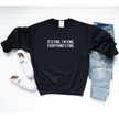 It's Fine. Cozy Crew Neck Sweater