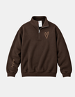 Keep Going Embroidered Ultra Soft 1/4 Zip Sweater
