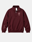 Keep Going Embroidered Ultra Soft 1/4 Zip Sweater