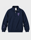 Keep Going Embroidered Ultra Soft 1/4 Zip Sweater