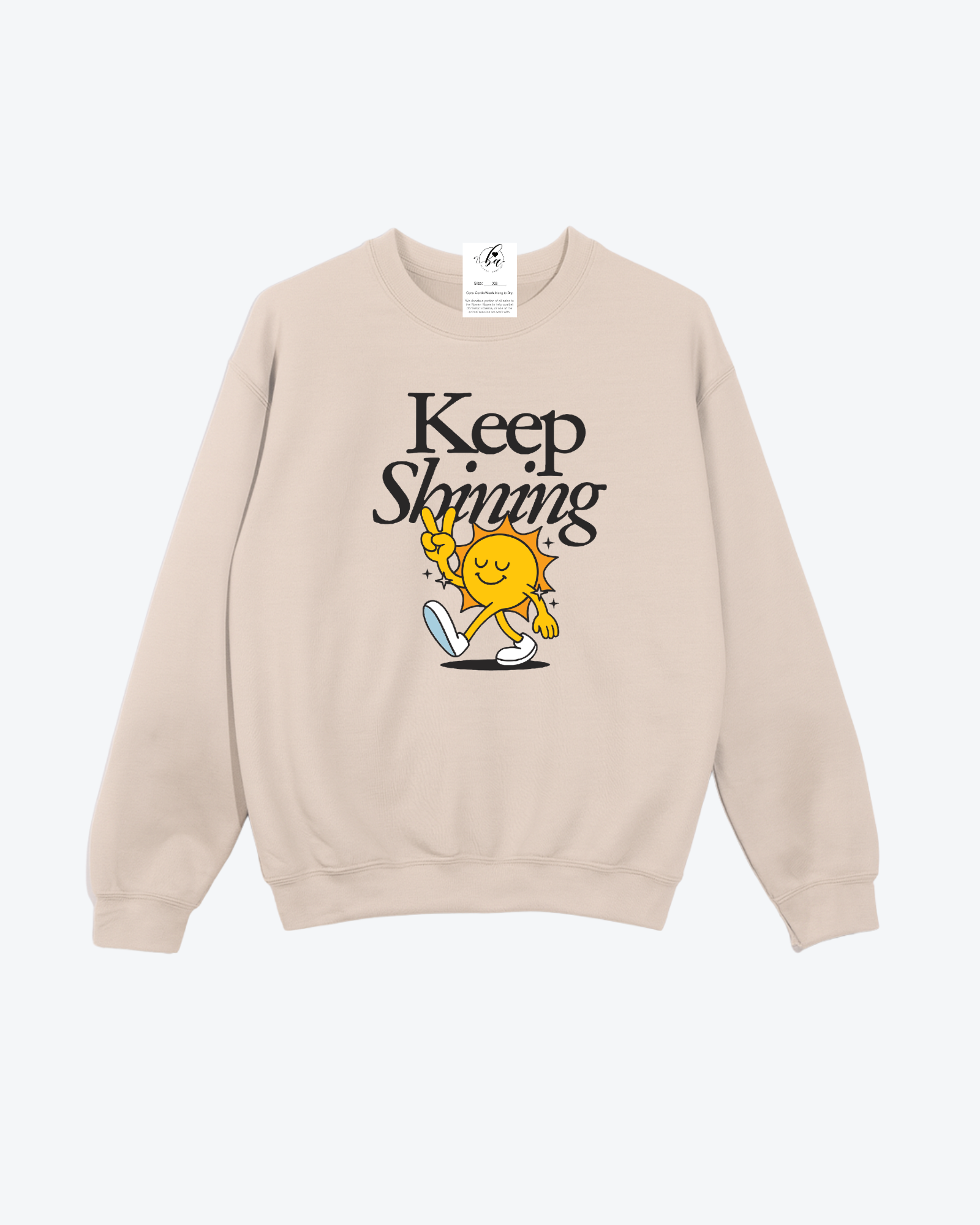 Keep Shining Cozy Crew Neck Sweater