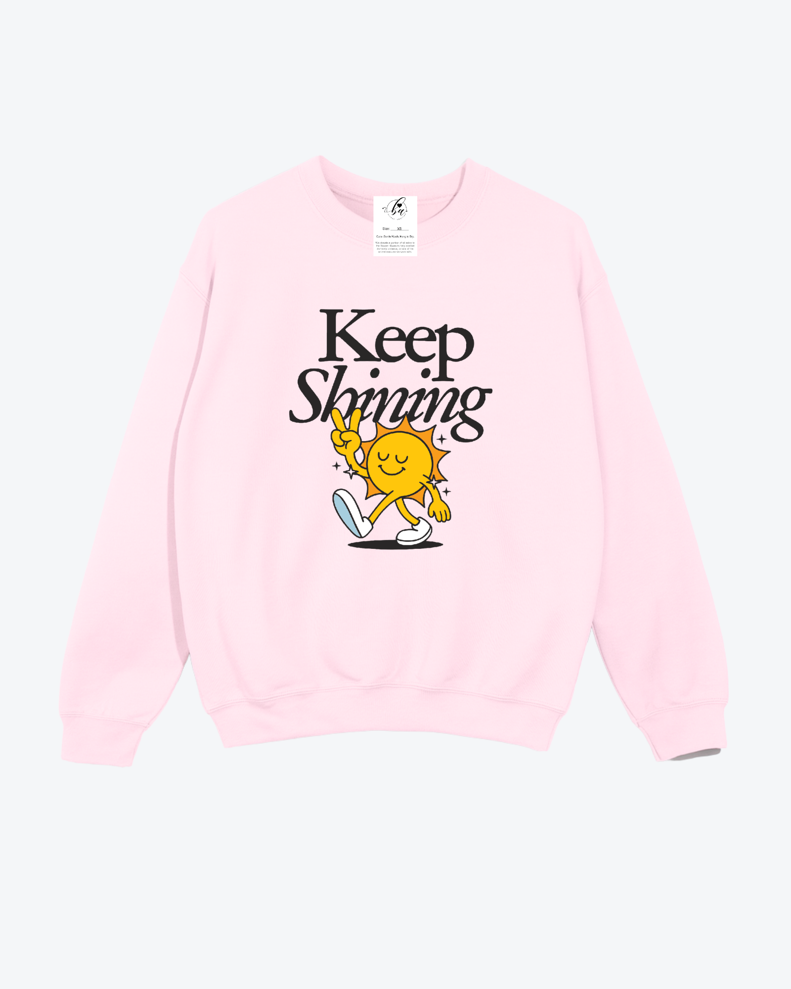 Keep Shining Cozy Crew Neck Sweater