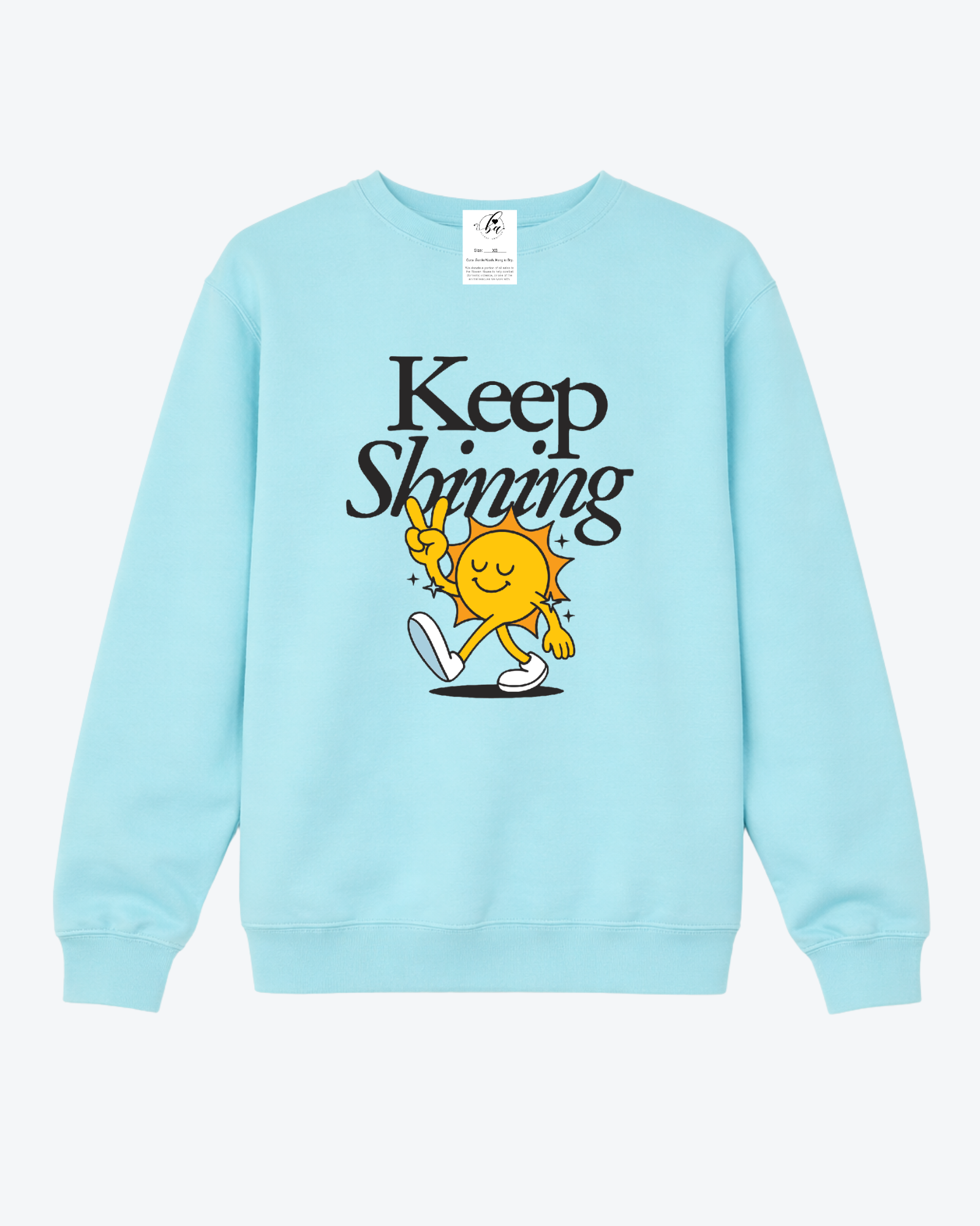 Keep Shining Cozy Crew Neck Sweater