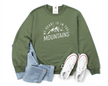 My Heart is in the Mountains Cozy Crew Neck Sweater