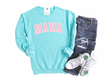 MAMA Varsity {Multi Color} Cozy Crew Neck Sweater