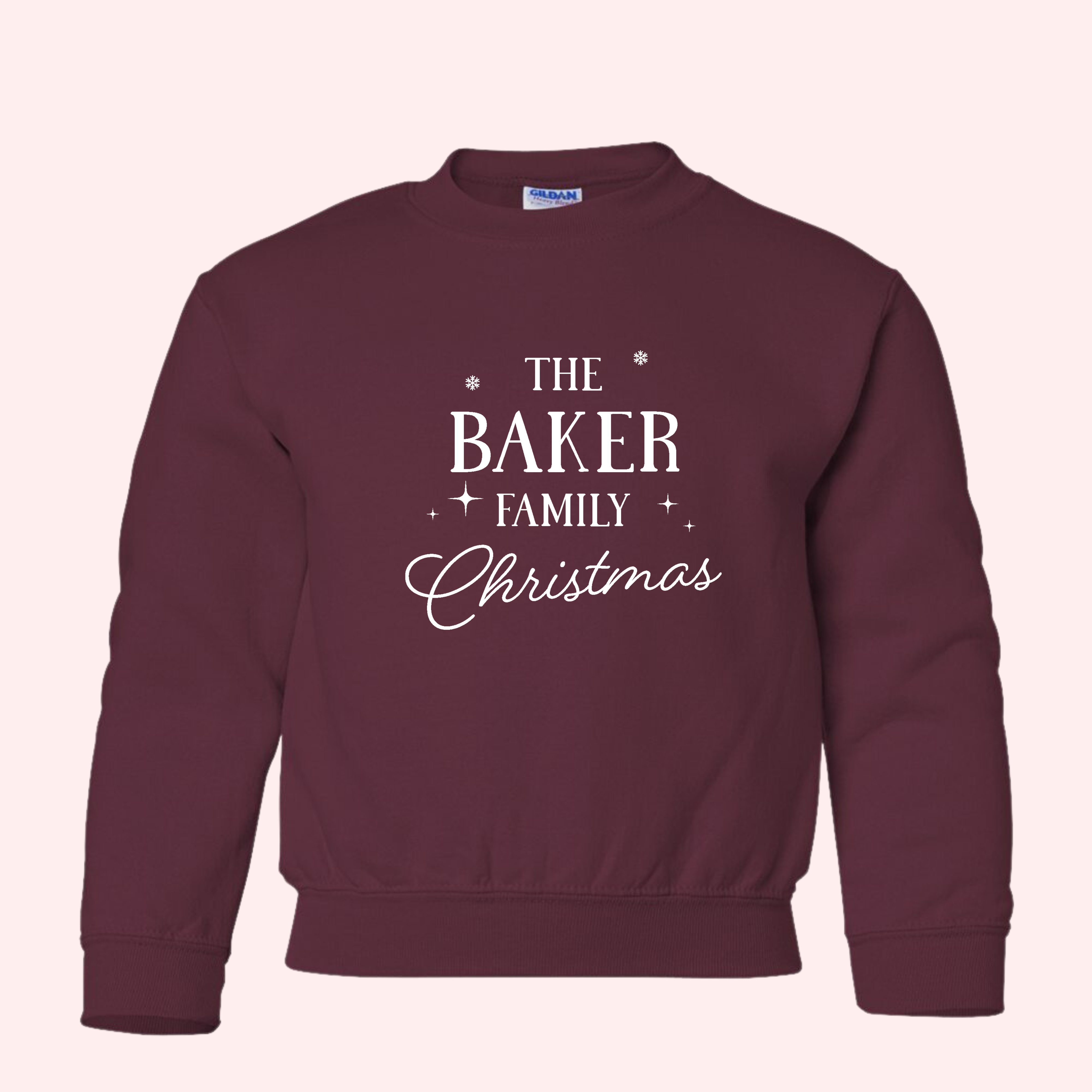 Custom Family Christmas YOUTH Sweater