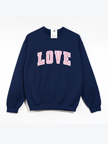 Love Varsity Cozy Crew Neck Sweater