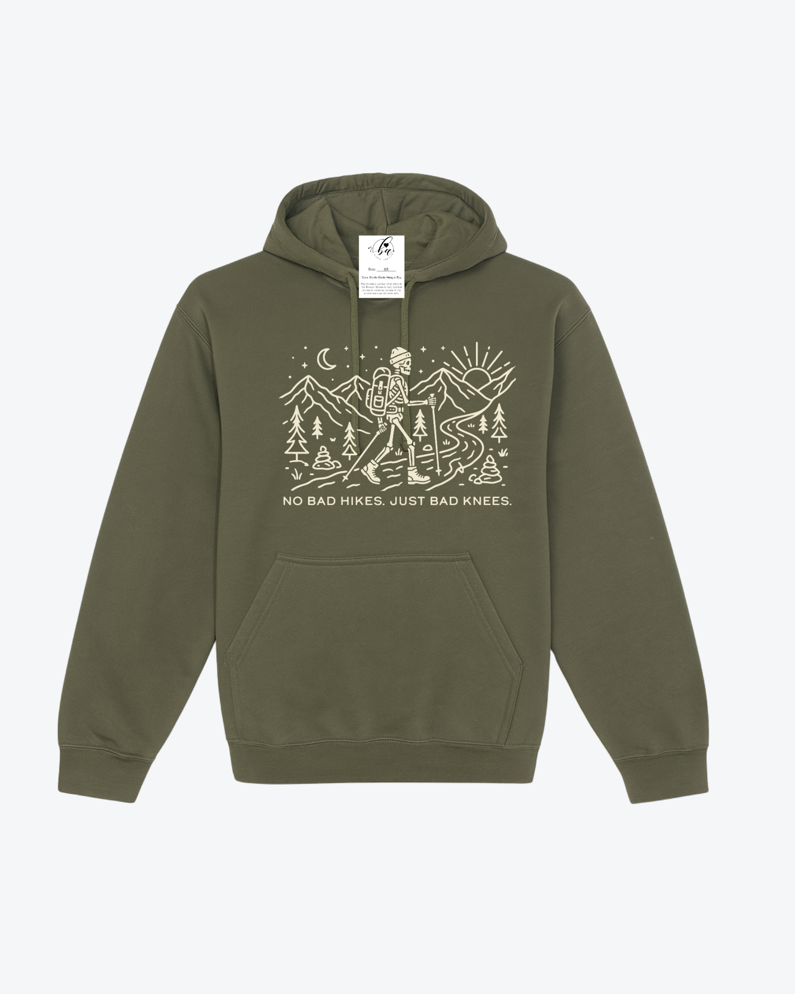 No Bad Hikes Cozy Hoodie