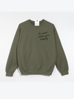 Do What Makes You Happy Embroidered Cozy Crew
