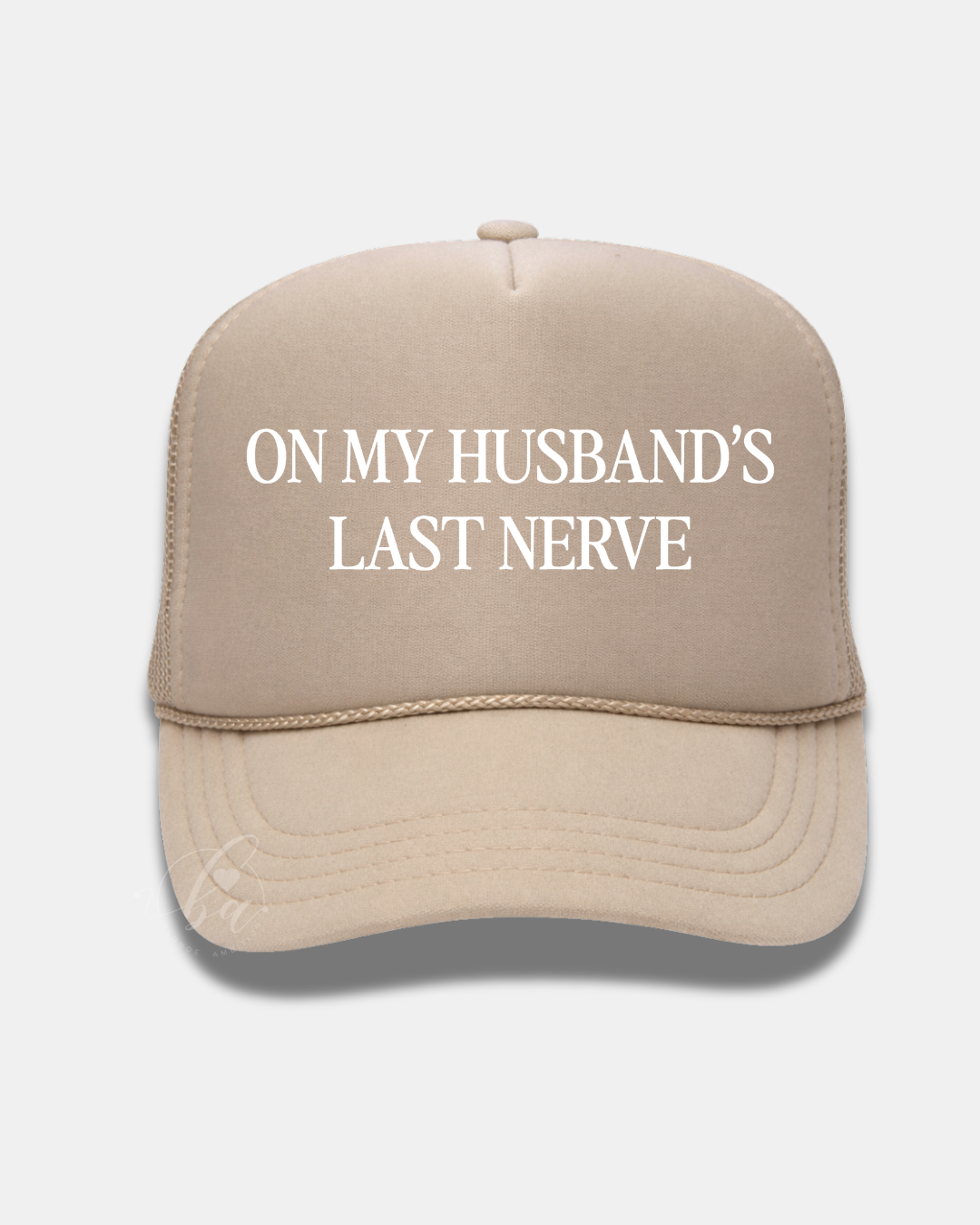 On My Husband's Last Nerve Trucker Cap