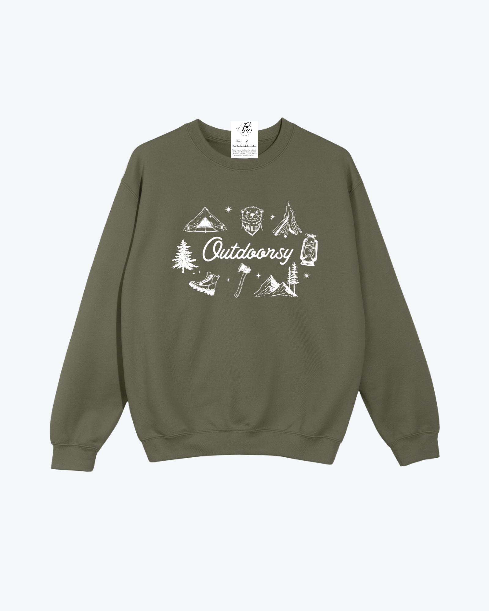 Outdoorsy Cozy Crew Neck Sweater