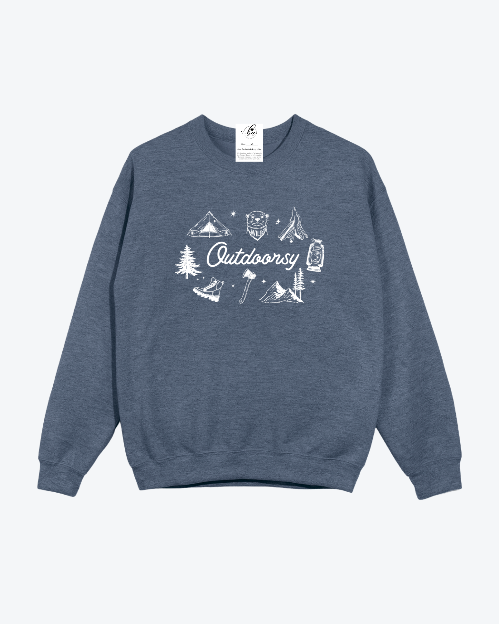 Outdoorsy Cozy Crew Neck Sweater