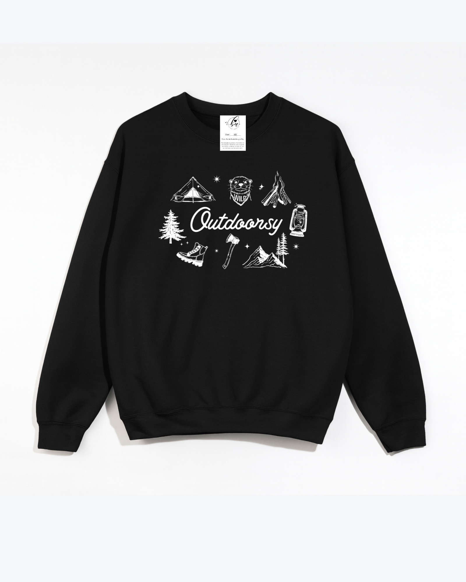 Outdoorsy Cozy Crew Neck Sweater