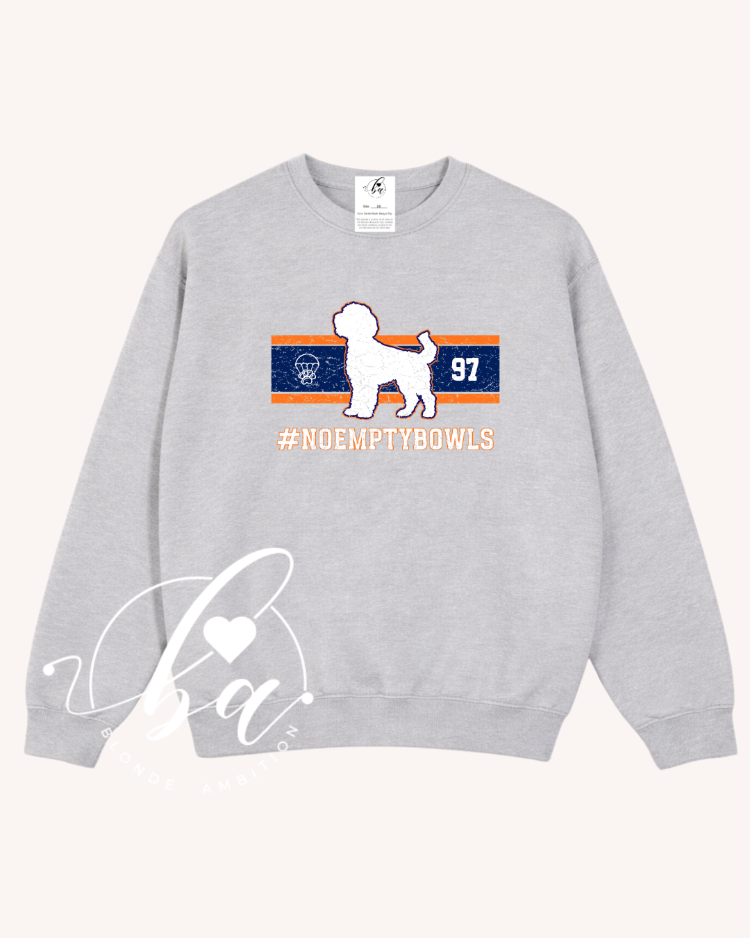 #NOEMPTYBOWLS CLASSIC Crew Neck Sweater