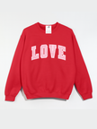 Love Varsity Cozy Crew Neck Sweater