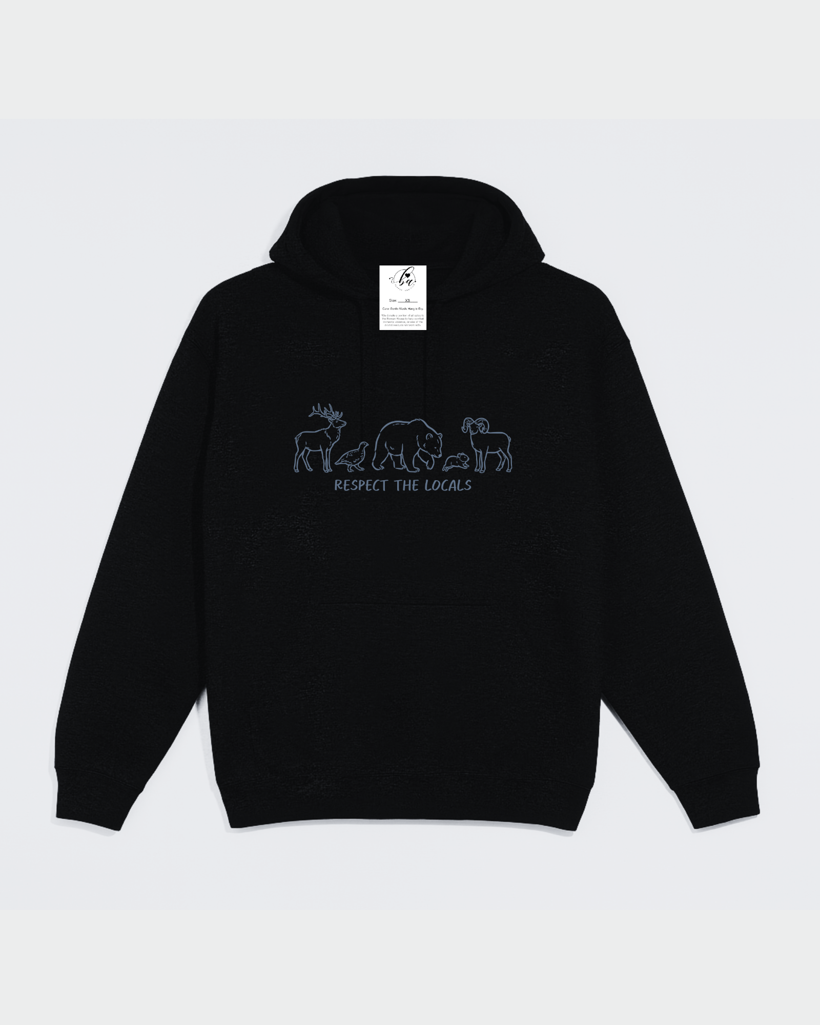 Respect the Locals Cozy Hoodie