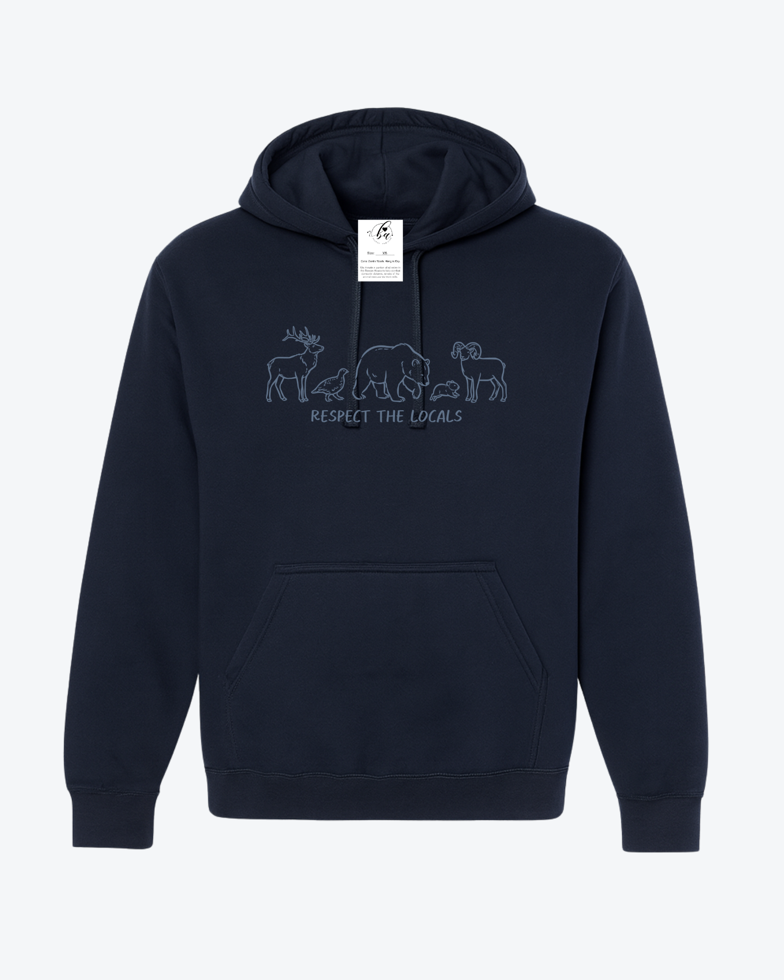 Respect the Locals Cozy Hoodie