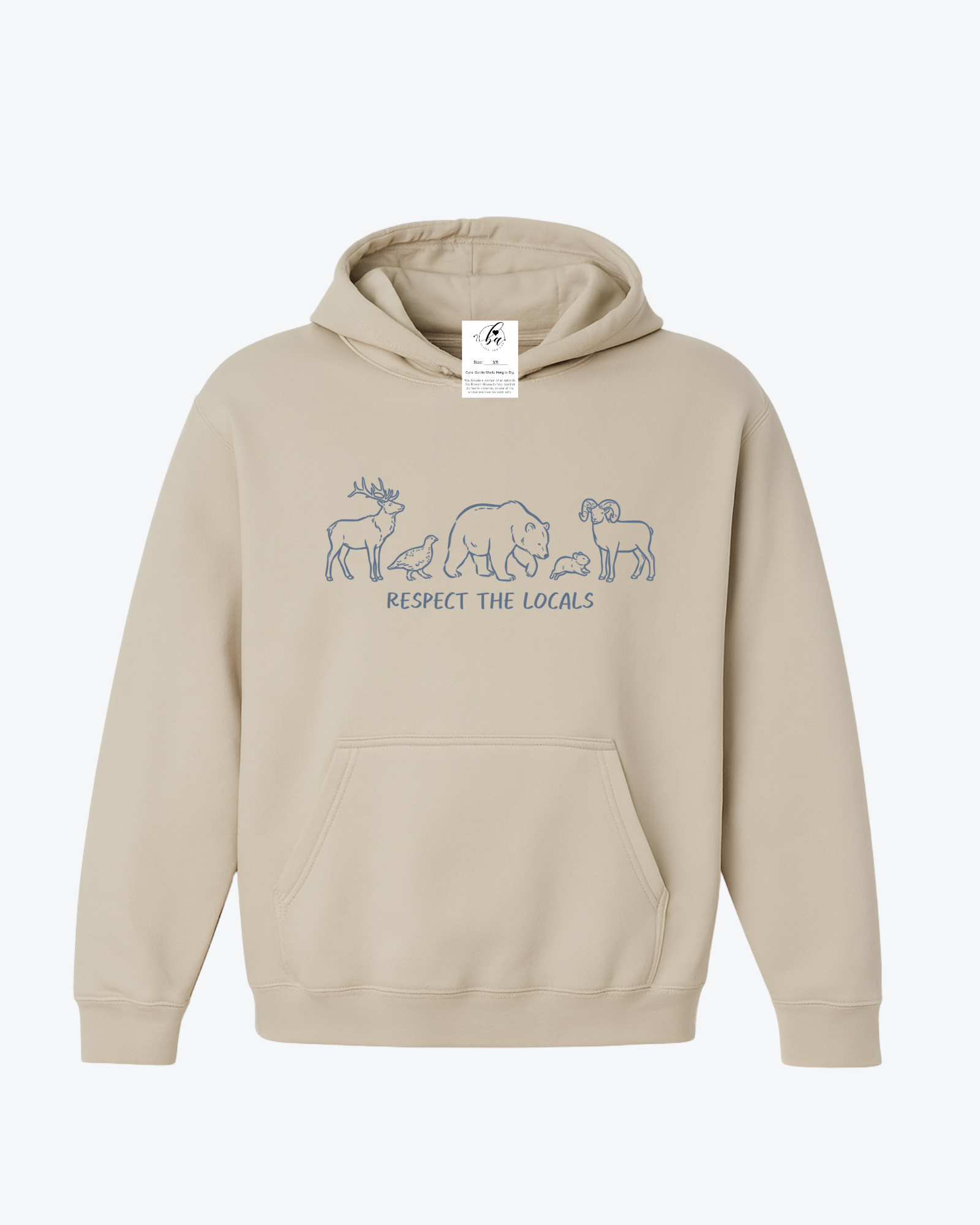 Respect the Locals Cozy Hoodie