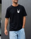 Rock On Skull Hand Tee