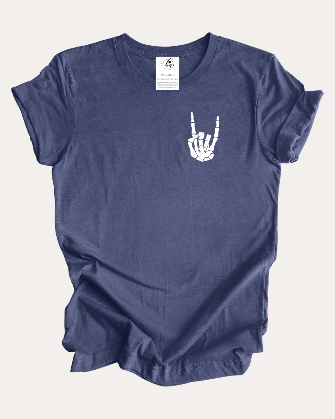 Rock On Skull Hand Tee
