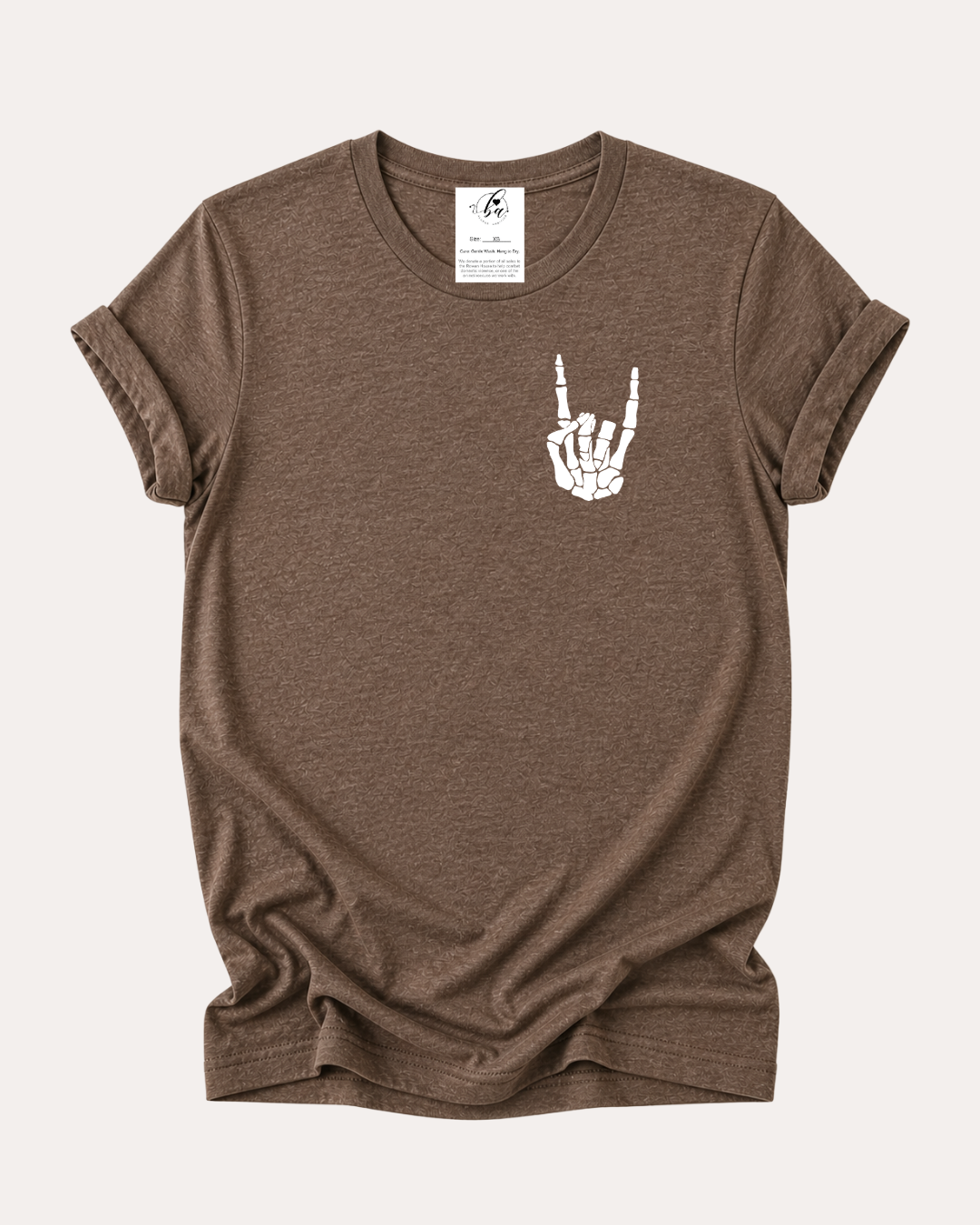 Rock On Skull Hand Tee