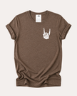 Rock On Skull Hand Tee