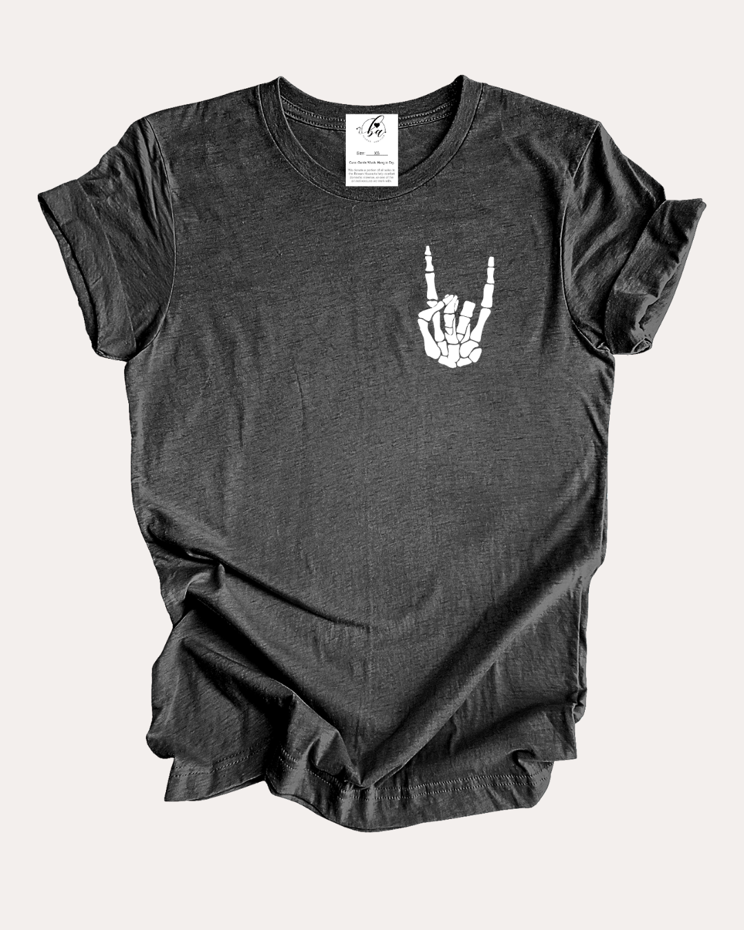 Rock On Skull Hand Tee
