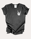 Rock On Skull Hand Tee