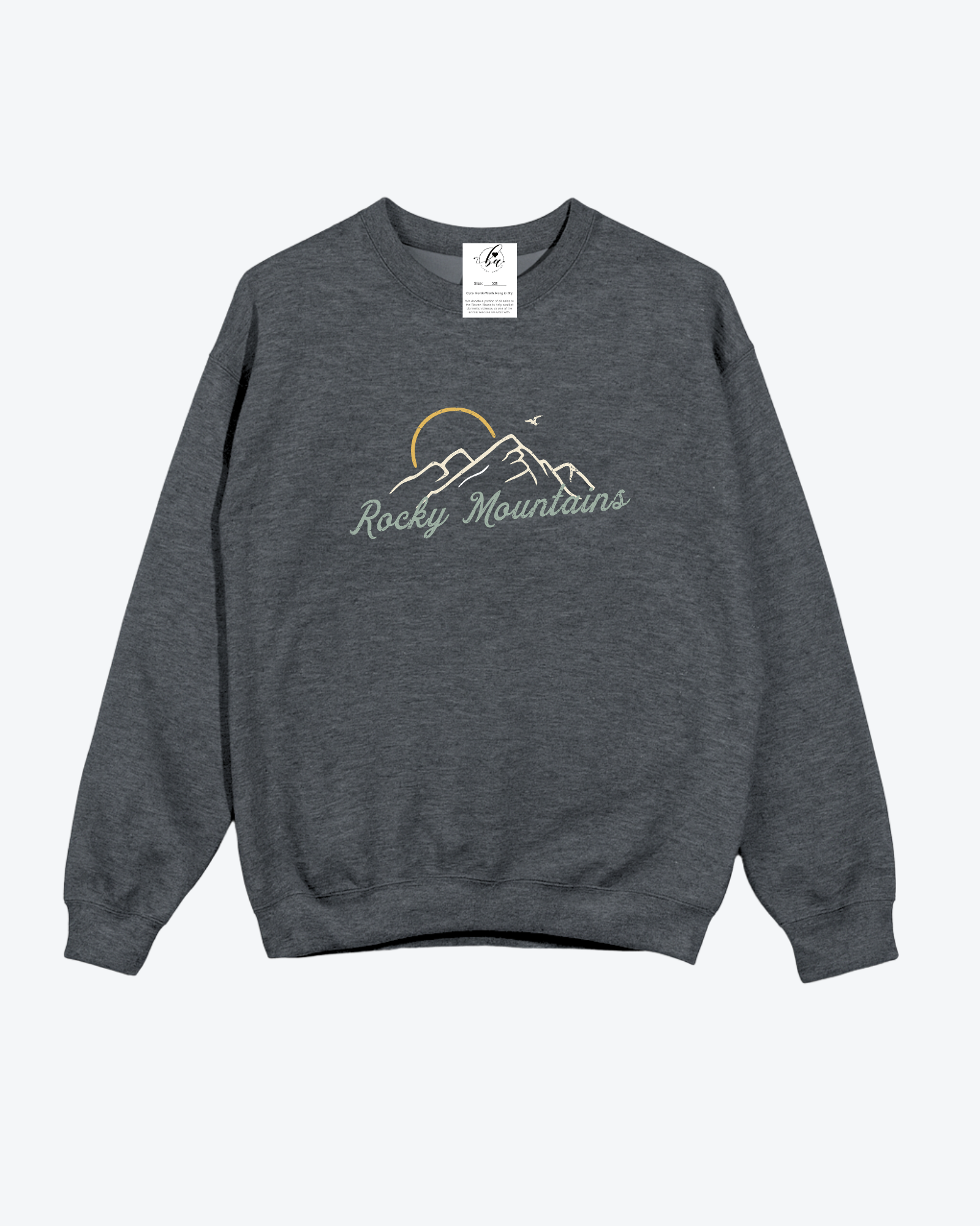 Rocky Mountains Cozy Crew Neck Sweater