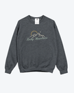 Rocky Mountains Cozy Crew Neck Sweater