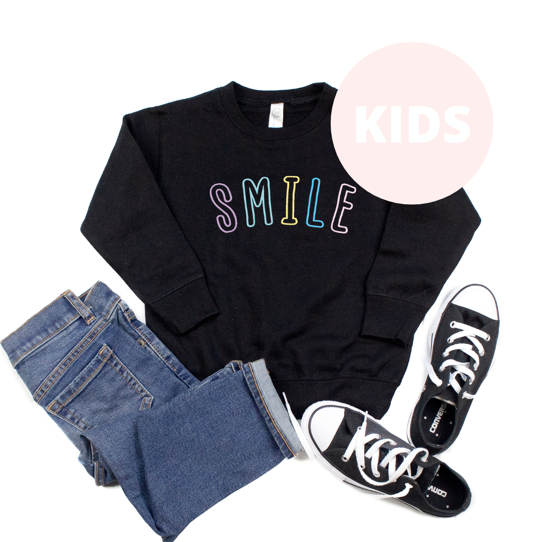 SMILE Youth Crew Neck Sweater