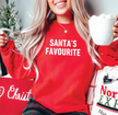 Santa's Favourite (BOLD) Classic Crew Neck Sweater