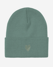 Embroidered Heart Toque