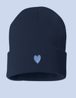 Embroidered Heart Toque