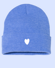 Embroidered Heart Toque