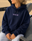 Sorry For What My Face Said Embroidered Ultra Soft Hoodie