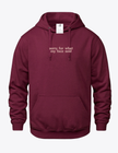 Sorry For What My Face Said Embroidered Ultra Soft Hoodie