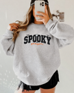 Spooky Season Glitter Embroidered Classic Crew