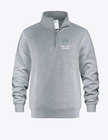 Take a Hike. Literally. Embroidered 1/4 Zip Sweater