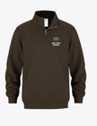 Take a Hike. Literally. Embroidered 1/4 Zip Sweater