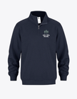 Take a Hike. Literally. Embroidered 1/4 Zip Sweater