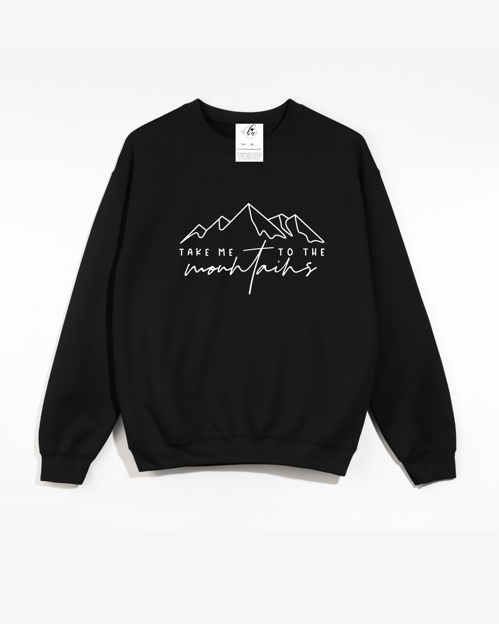 Take me to the Mountains Cozy Crew Neck Sweater