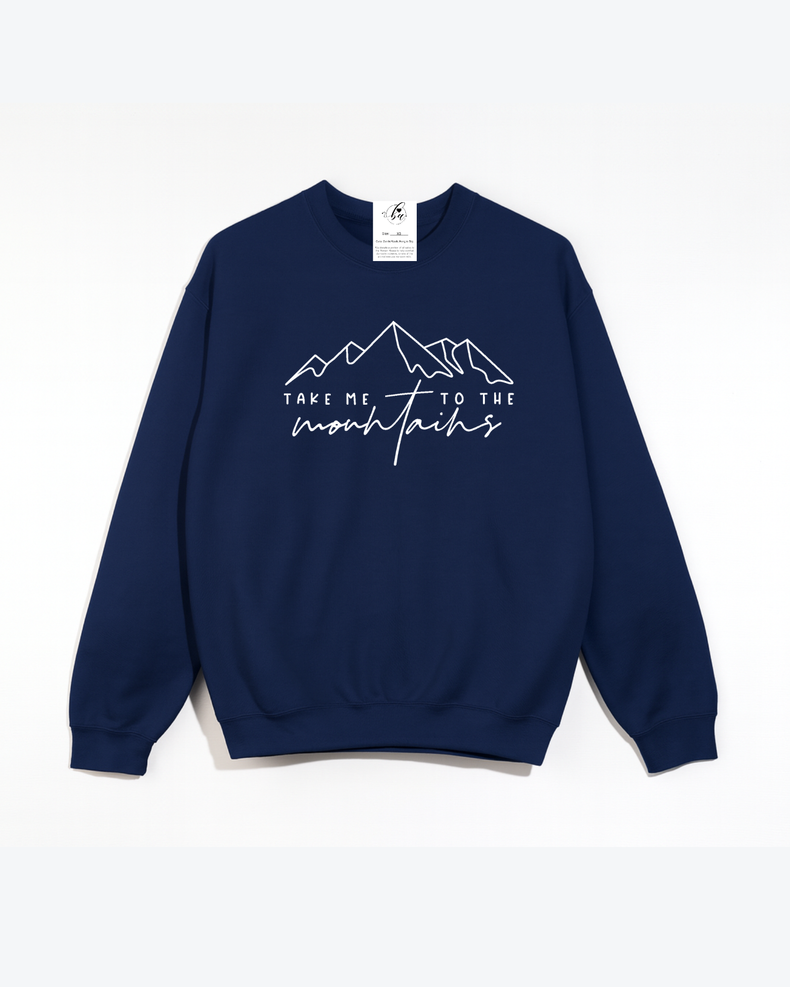 Take me to the Mountains Cozy Crew Neck Sweater