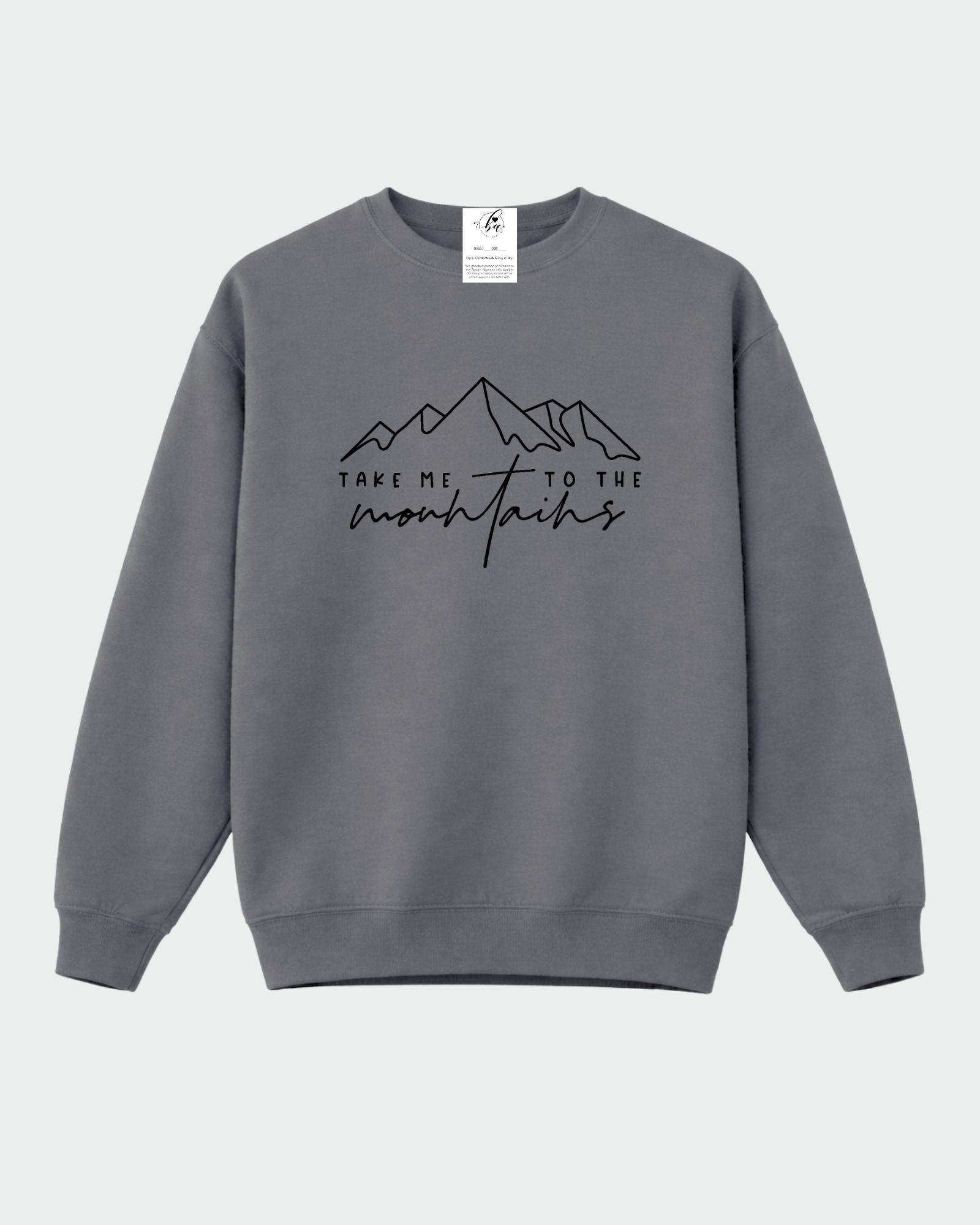Take me to the Mountains Cozy Crew Neck Sweater