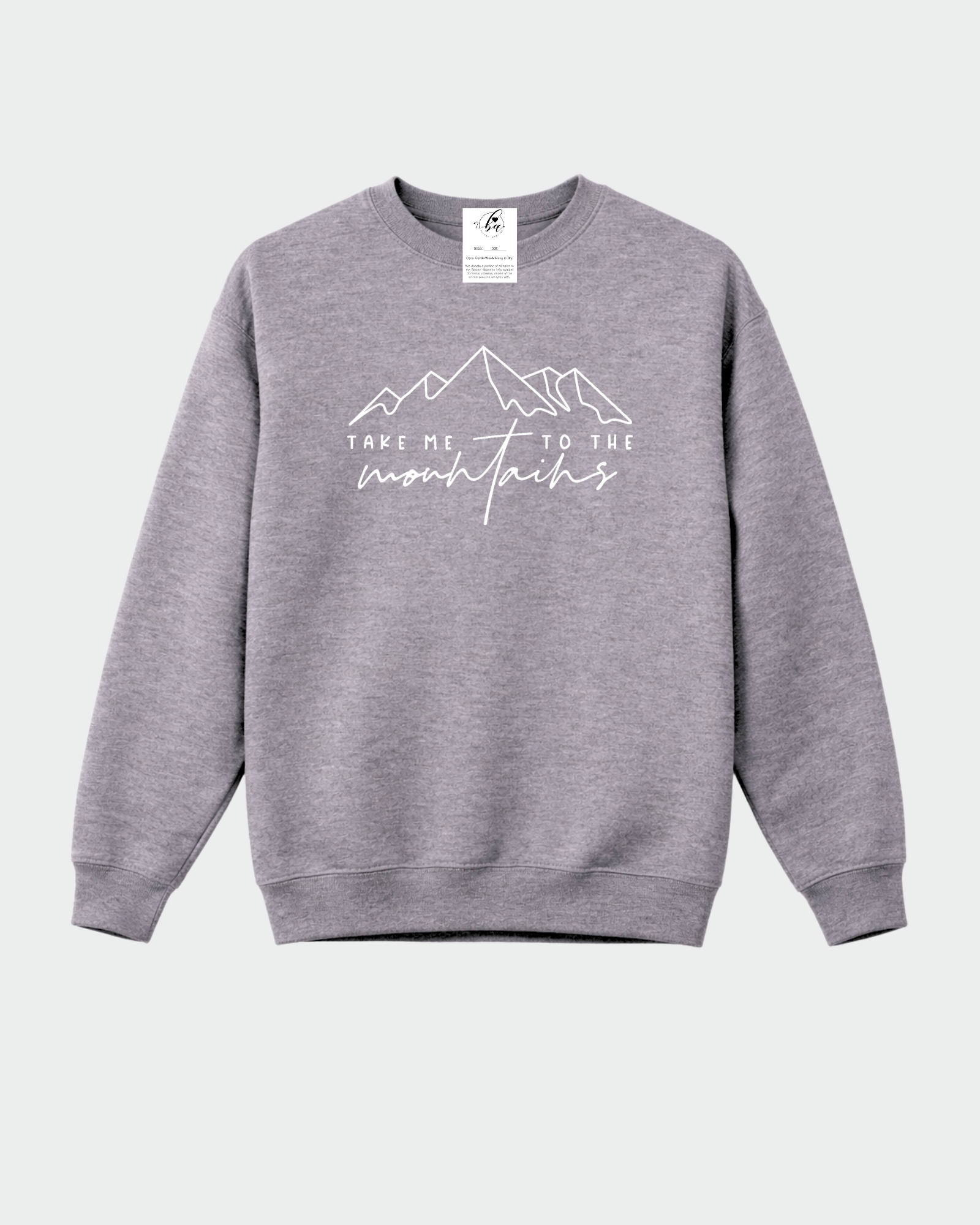 Take me to the Mountains Cozy Crew Neck Sweater