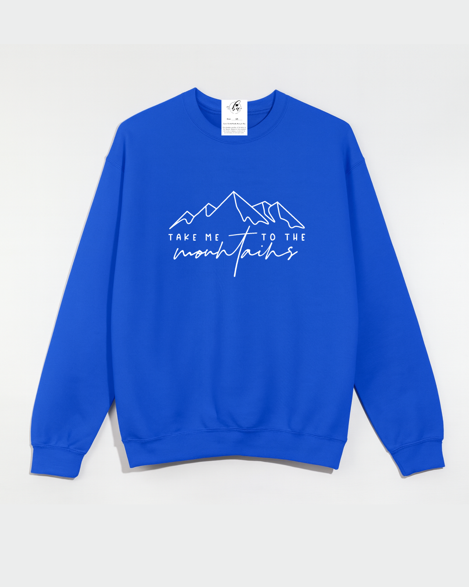 Take me to the Mountains Cozy Crew Neck Sweater